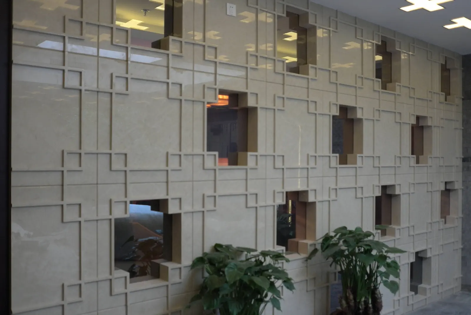 Marble interior wall and floor project