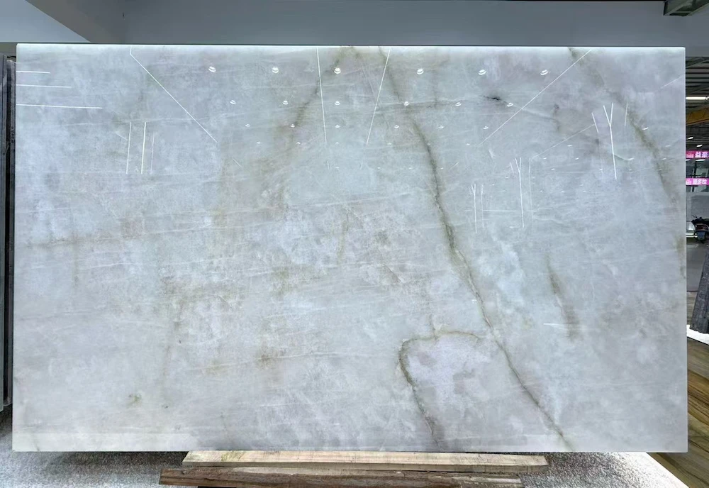 Crystal White Quarzite Slab Crystal White Quarzite Slab