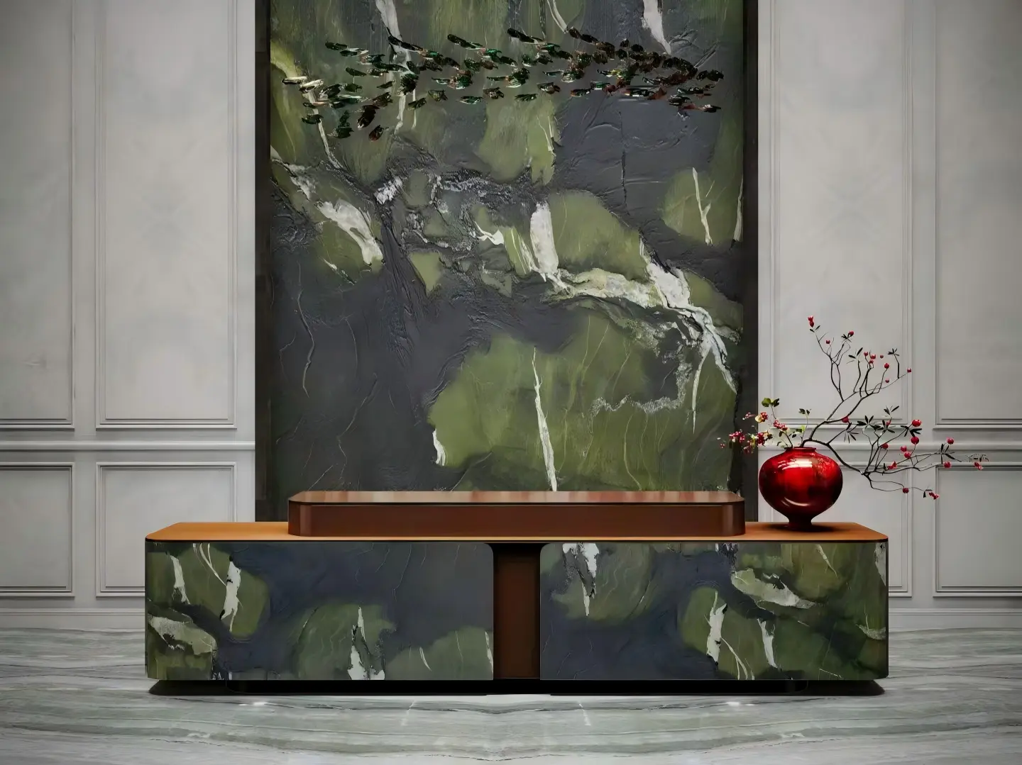 Avocatus Green Quartzite Wall Avocatus Green Quartzite Wall