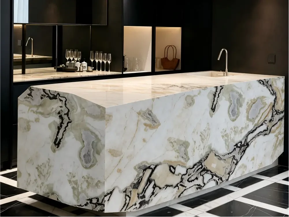 Fendi White Marble Countertop Fendi White Marble kitchen countertop