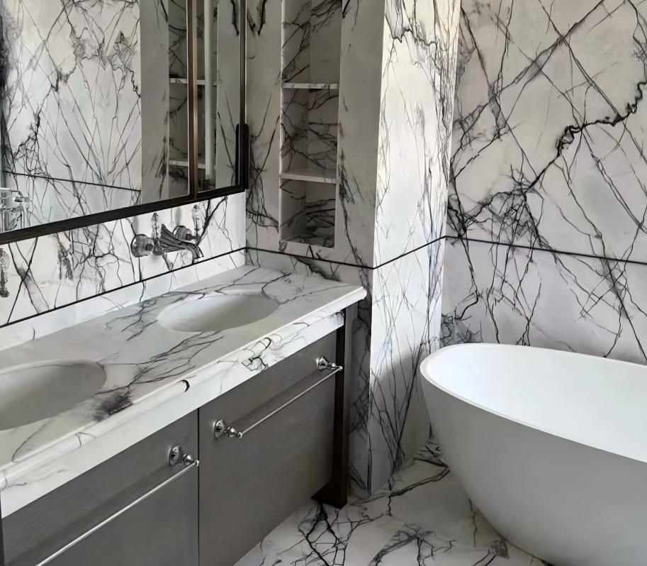 Milas Lilac Marble Bathroom Milas Lilac Marble Bathroom