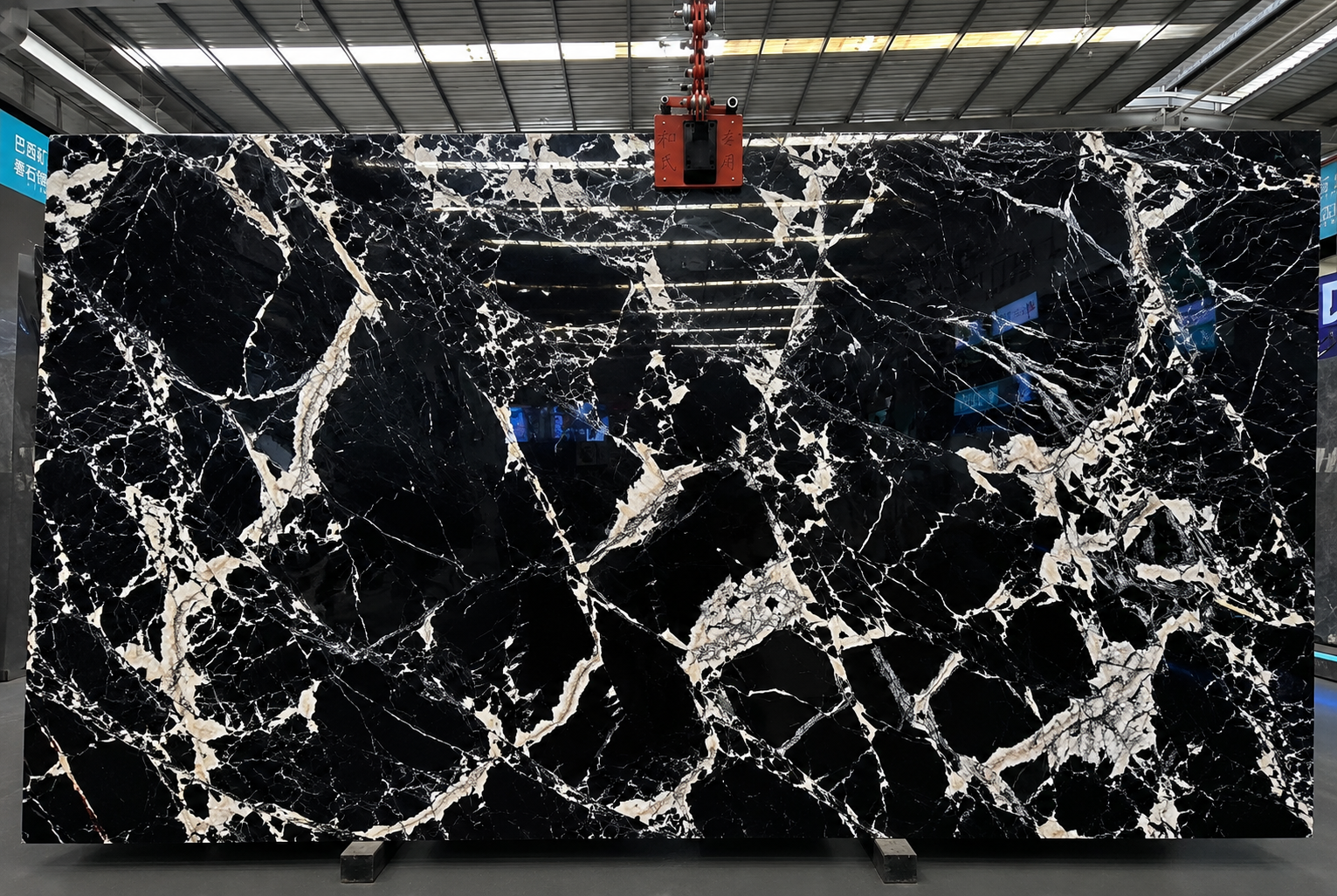 Noir Grand Antique Marble Slab 2 Noir Grand Antique Marble Slab 2