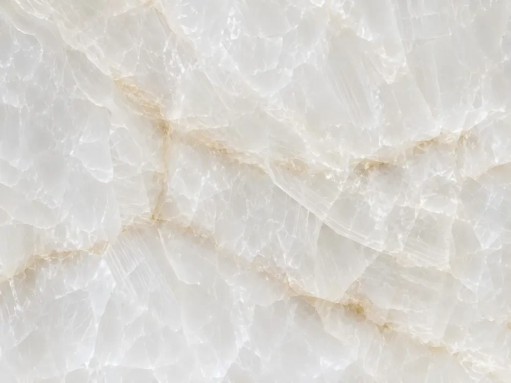 Opal White Cristallo Marble crystalline white detail