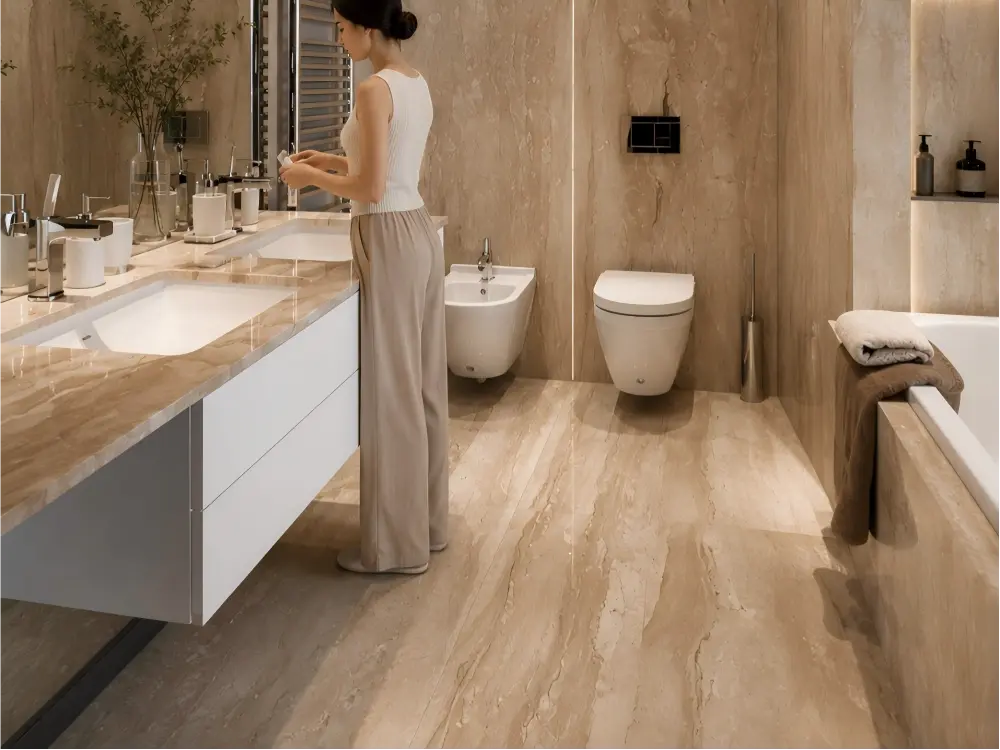 Royal Diano Beige Marble Floor and Wall Royal Diano Beige Marble Floor and Wall