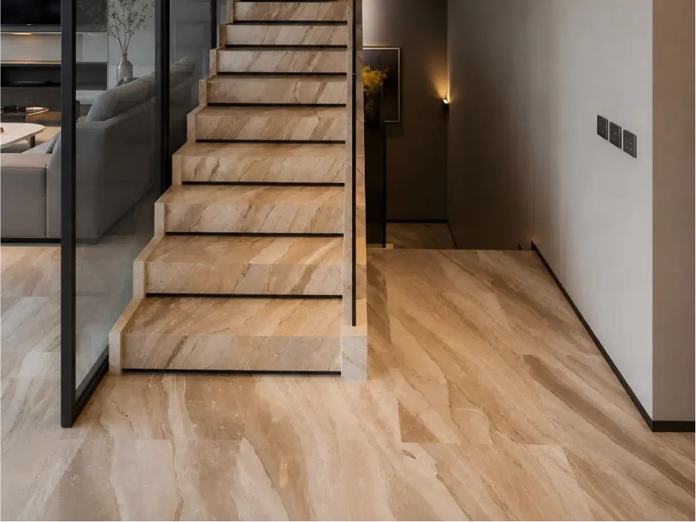 Royal Diano Beige Marble Staircase Royal Diano Beige Marble Staircase