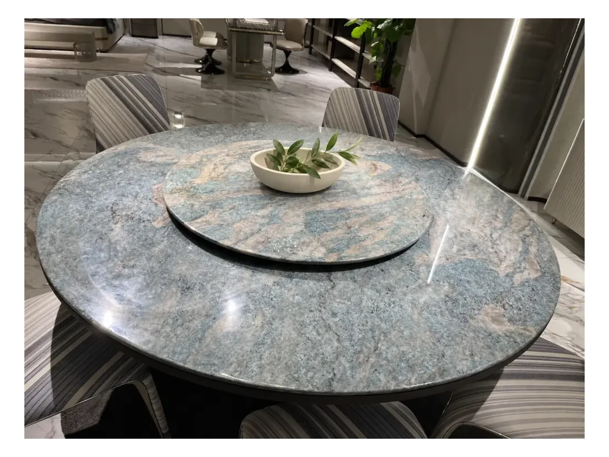 Amazonite Blue Quartzite Dining Table Application Reference Amazonite Blue Quartzite dining table application reference