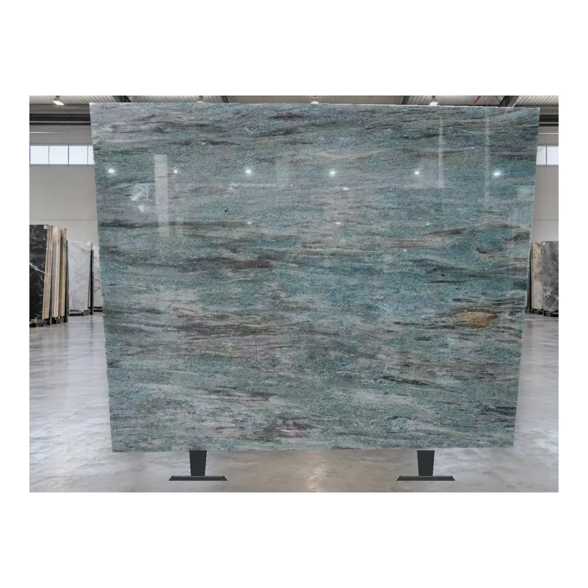 Amazonite Blue Quartzite Full Slab View Amazonite Blue Quartzite full slab view
