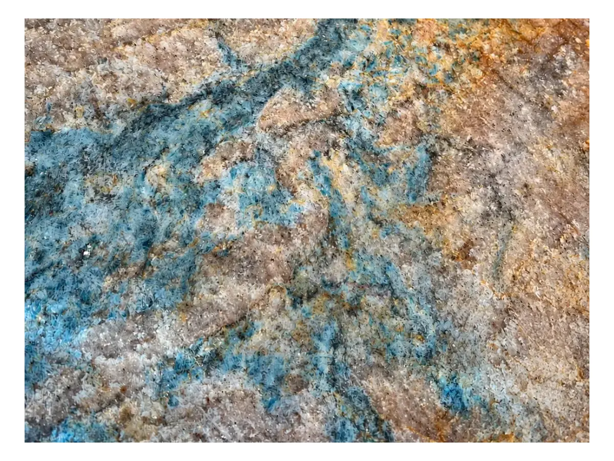 Amazonite Blue Quartzite Surface Detail Amazonite Blue Quartzite surface detail