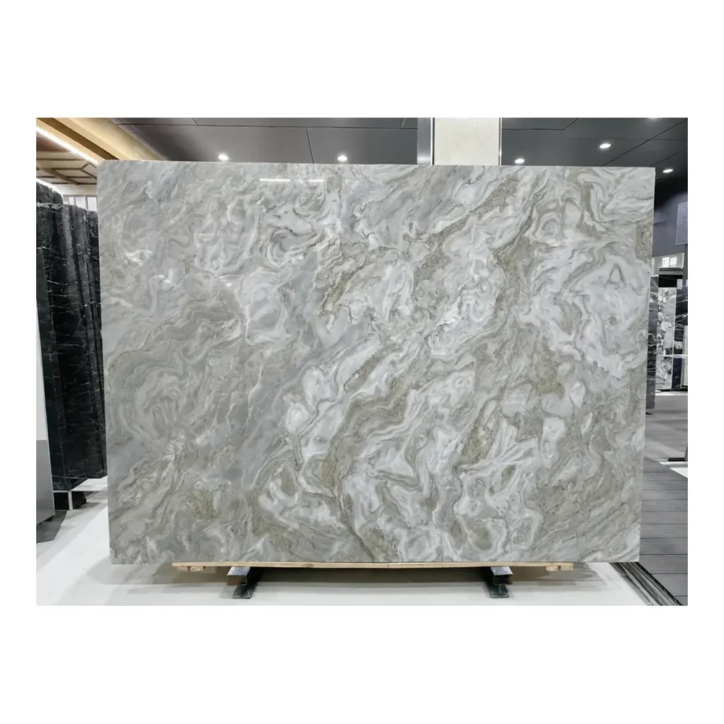 Avalanche White Marble natural stone slab