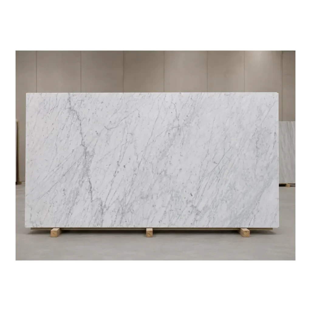 Bianco Carrara White Marble natural stone slab