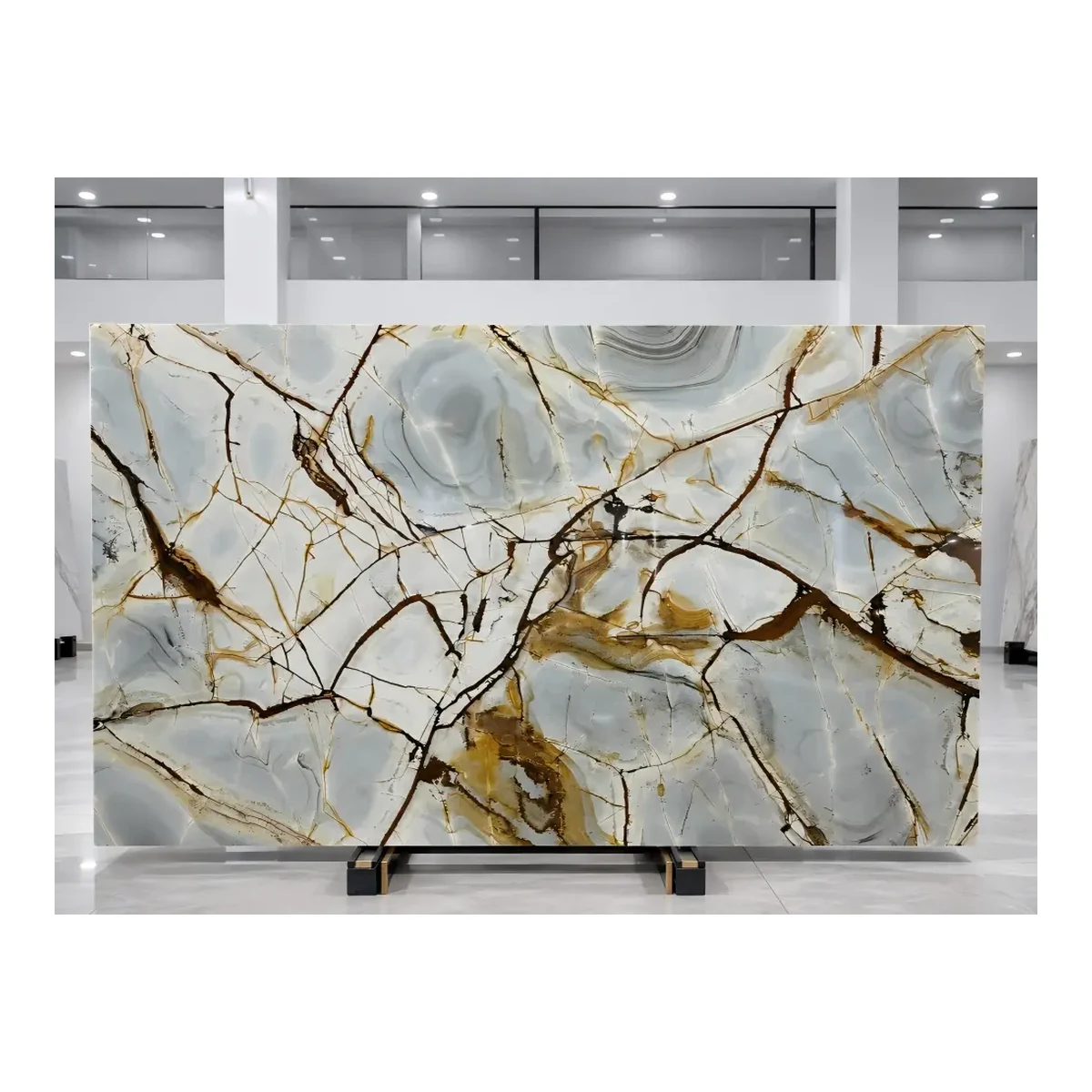 Blue Roma Quartzite Natural Stone Slab Blue Roma Quartzite natural stone slab