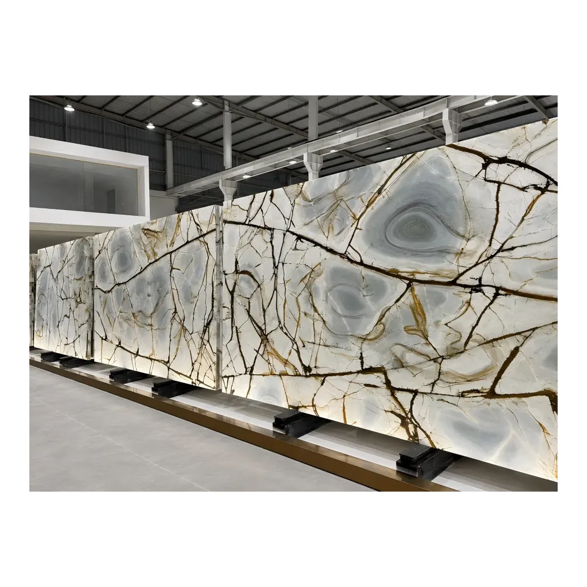 Blue Roma Quartzite Bookmatched Slab Layout Blue Roma Quartzite bookmatched slab layout