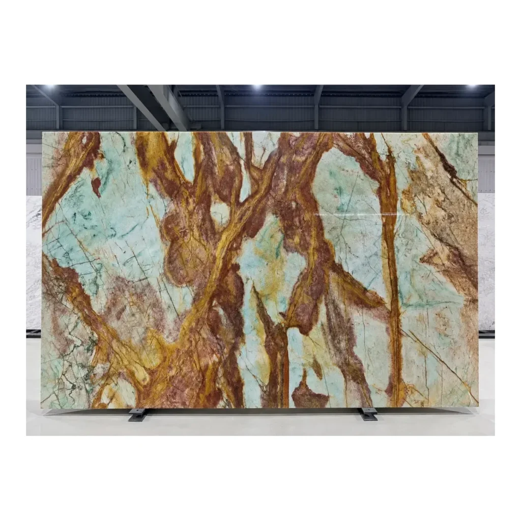 Brazilian Blue Louise Exotic Quartzite natural stone slab