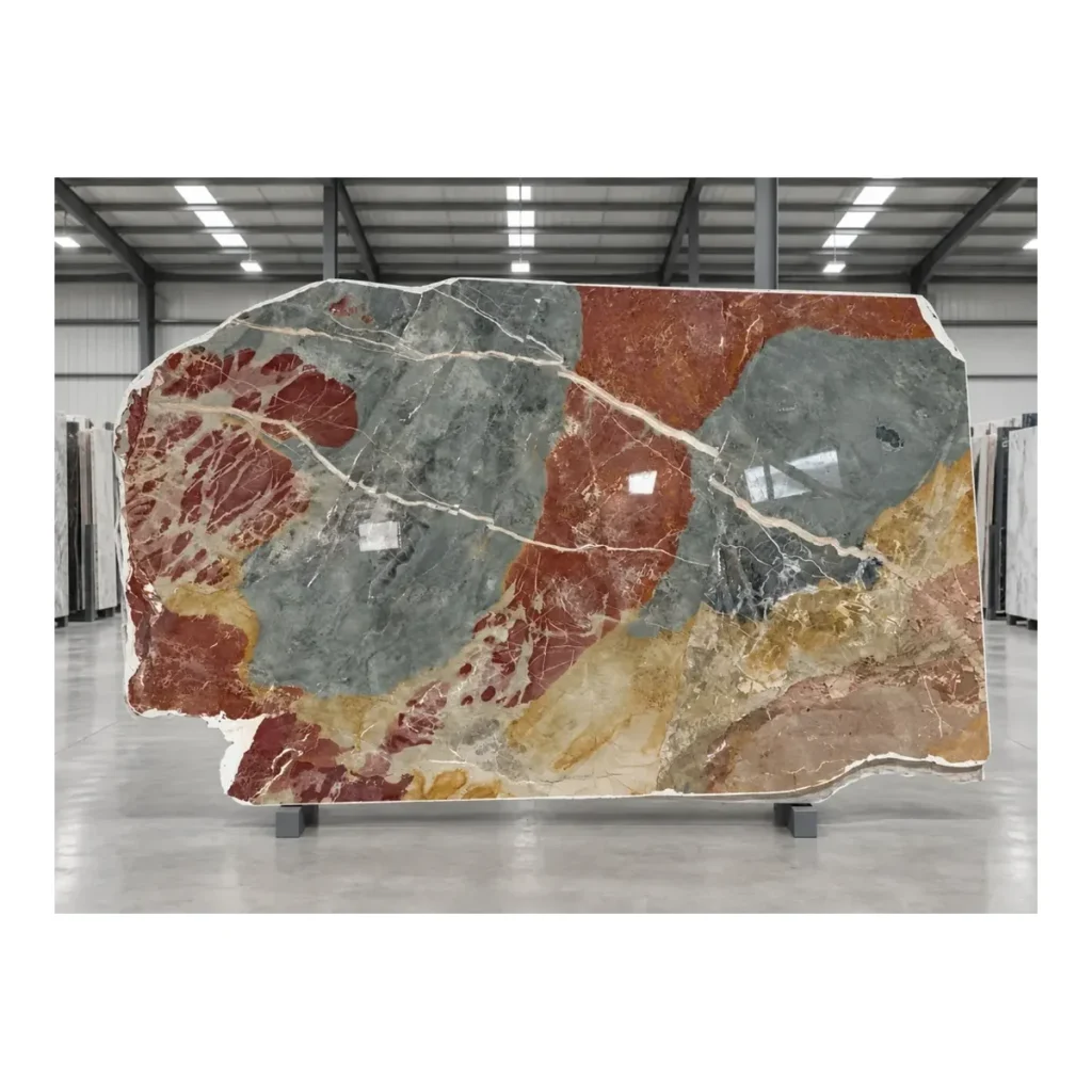Breccia Moment Garden Quartzite natural stone slab