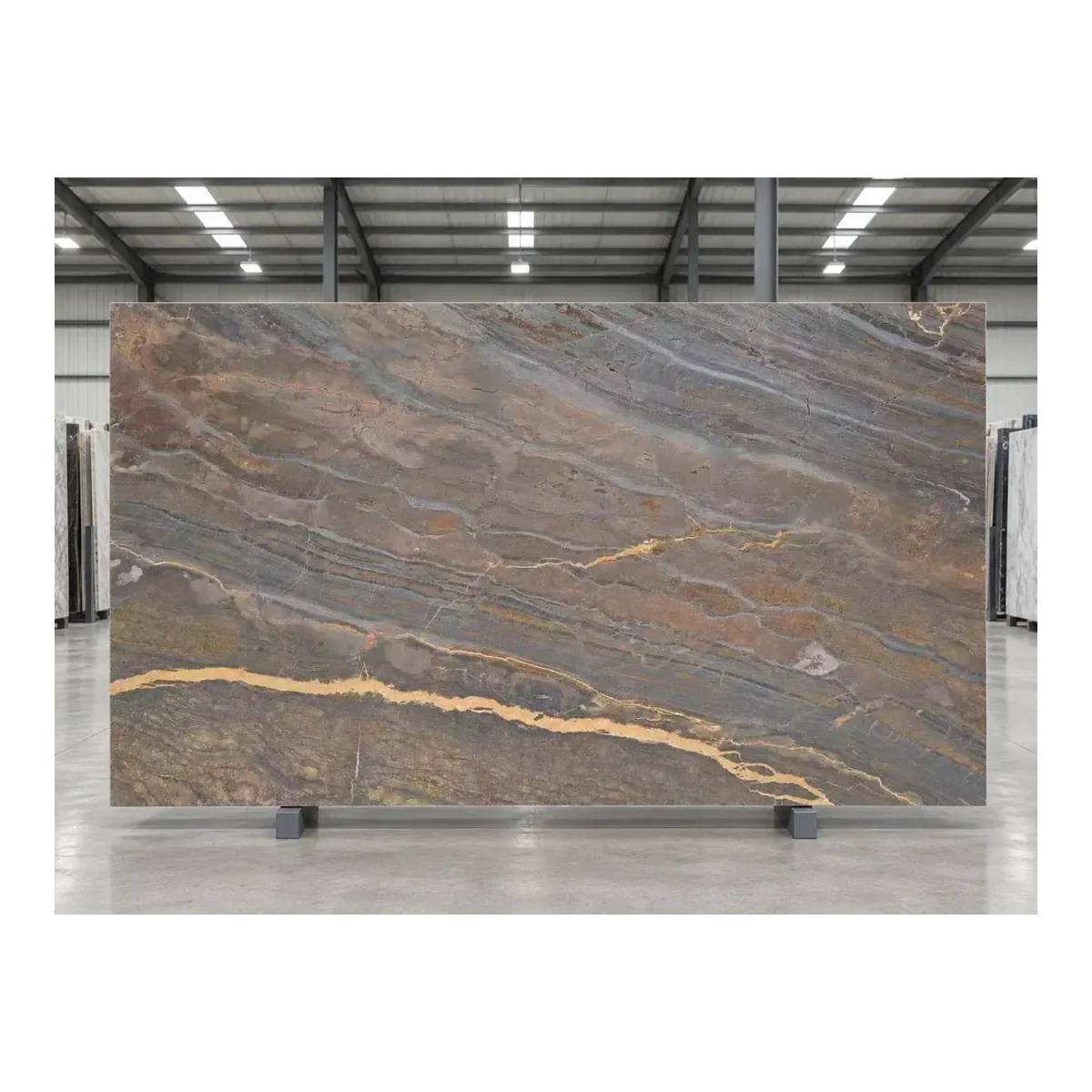 Bronzite Quartzite Full Slab View Bronzite Quartzite full slab view