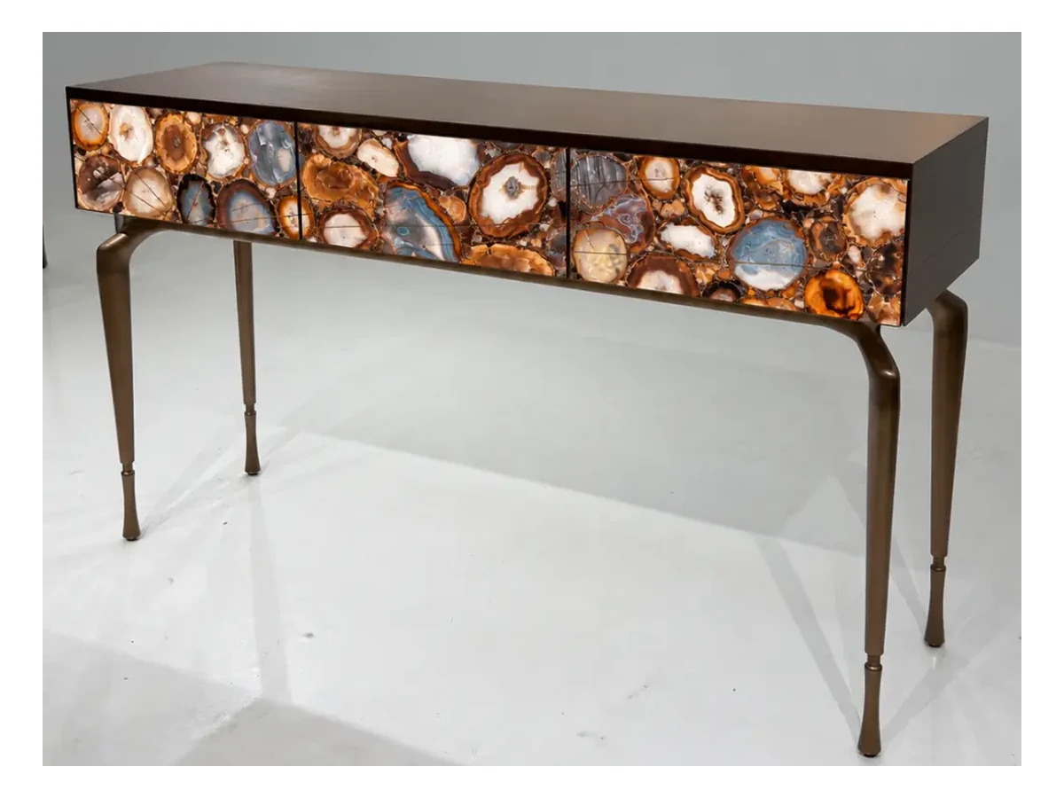 Brown Agate Semi-precious Stone Stone Table Application Brown Agate Semi-Precious Stone stone table application