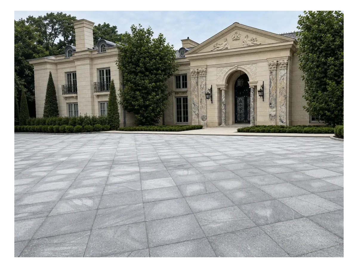 Chinese Grey Granite G603 Flooring Application Chinese Grey Granite G603 flooring application