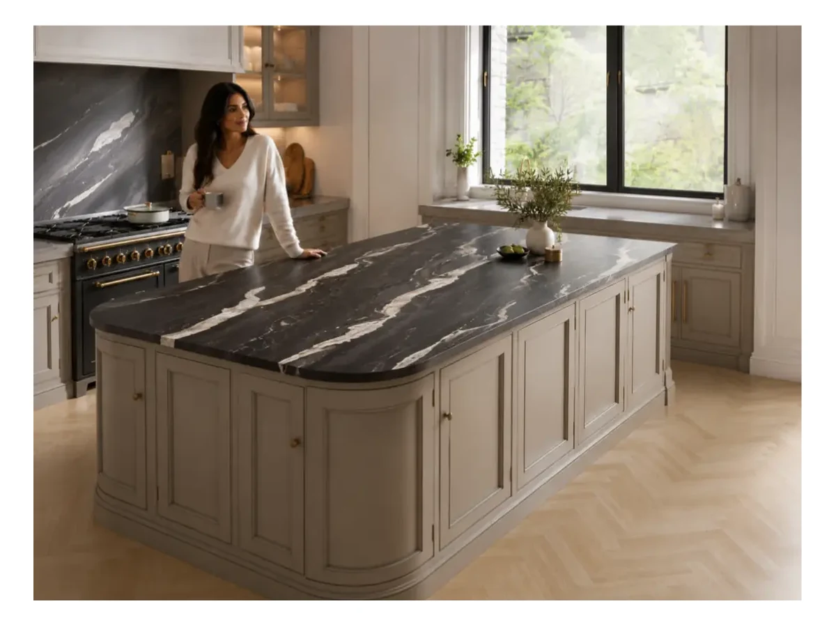 Copacabana Granite Kitchen Island Application Copacabana Granite kitchen island application