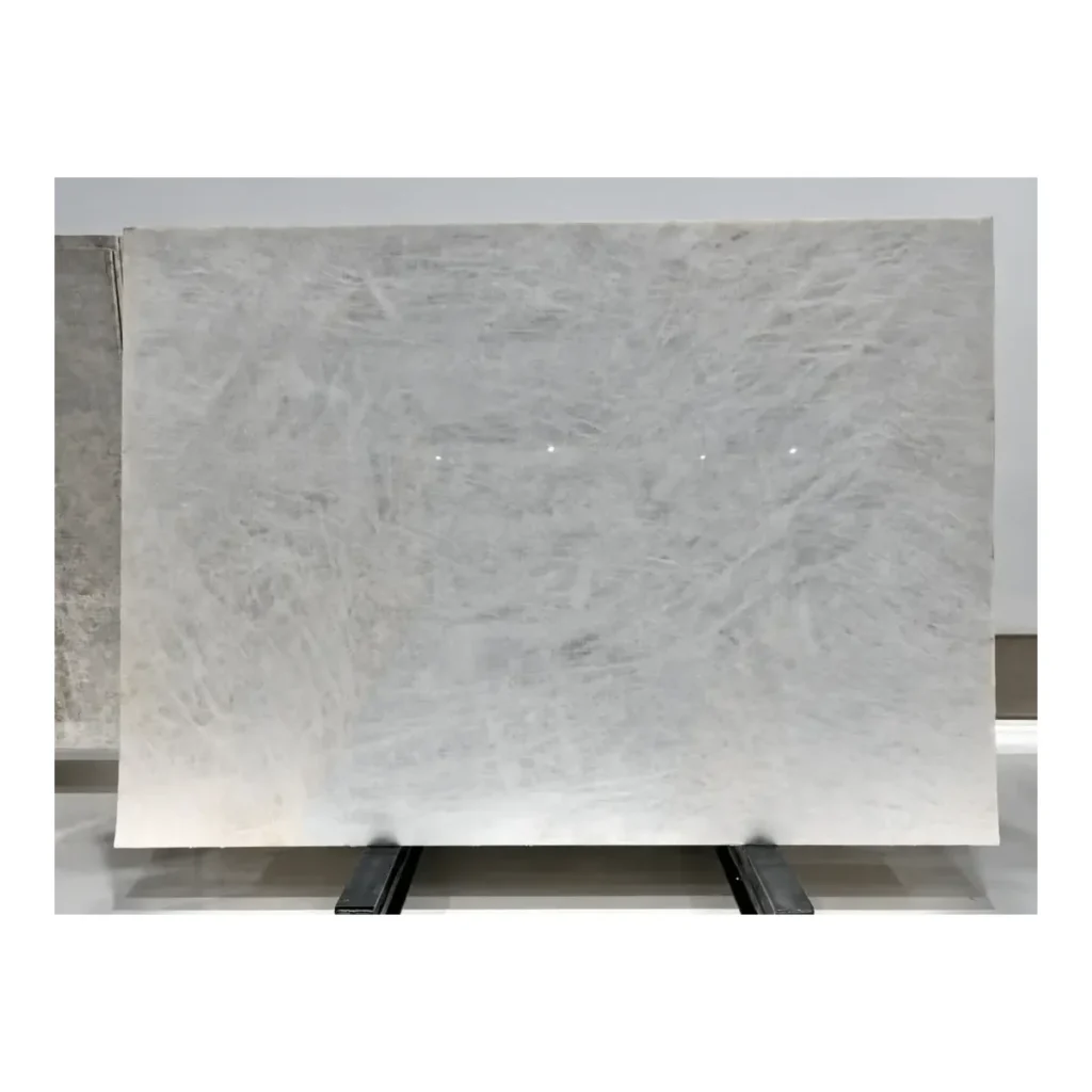 Cristallo Iceberg Quartzite natural stone slab