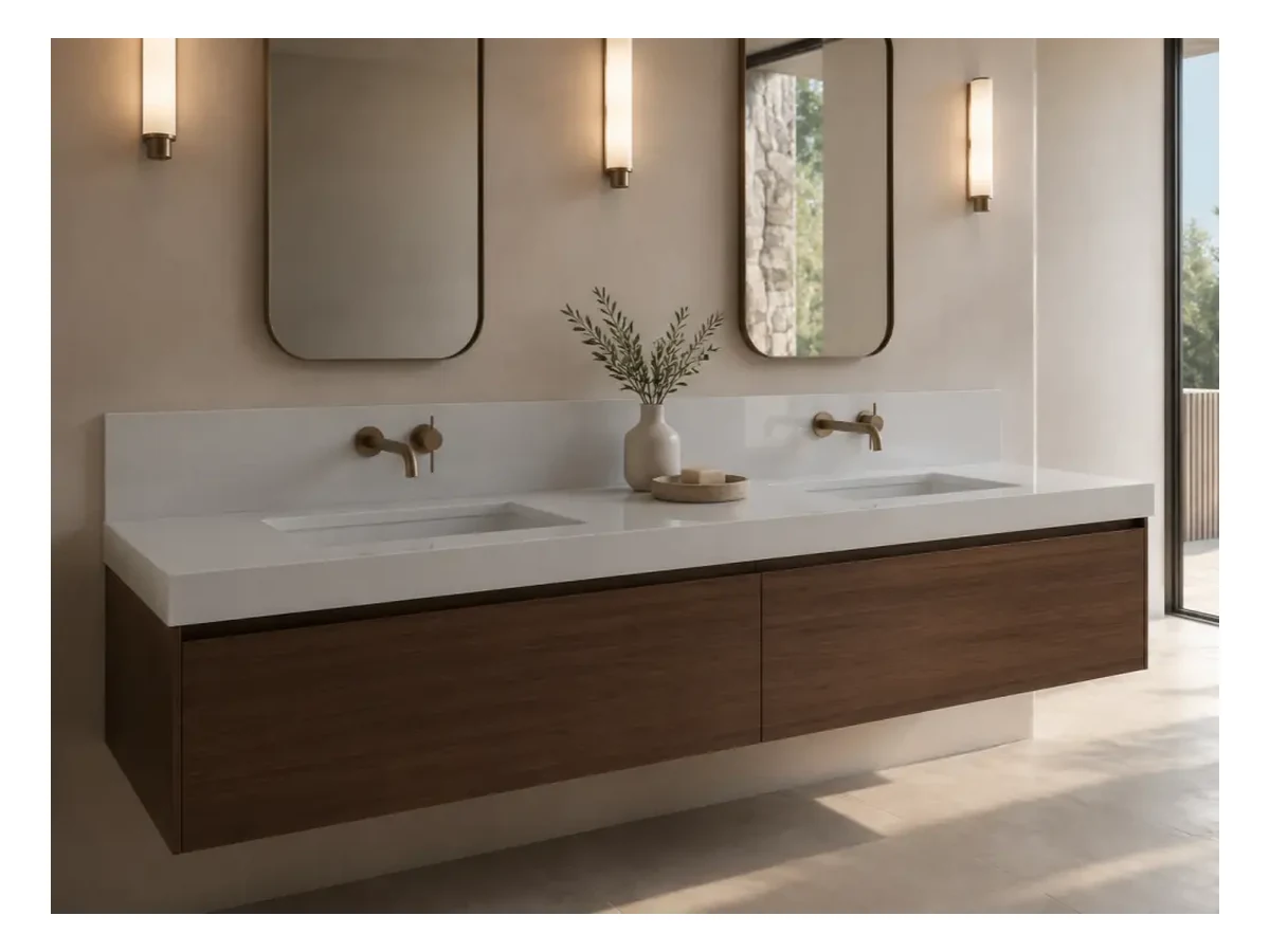 Greek Thassos Extra White Marble Bathroom Vanity Application Greek Thassos Extra White Marble bathroom vanity application