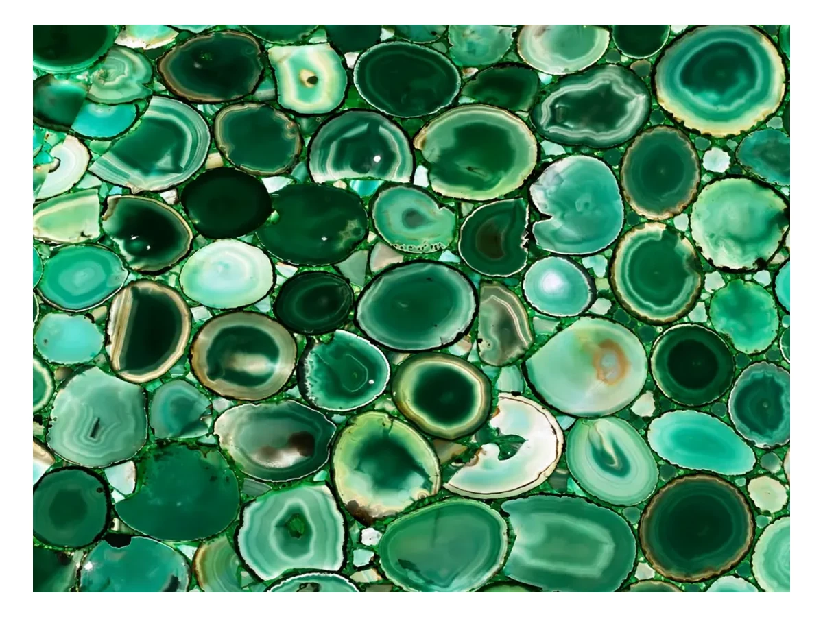 Green Agate Semi-precious Stone Surface Detail Green Agate Semi-Precious Stone surface detail