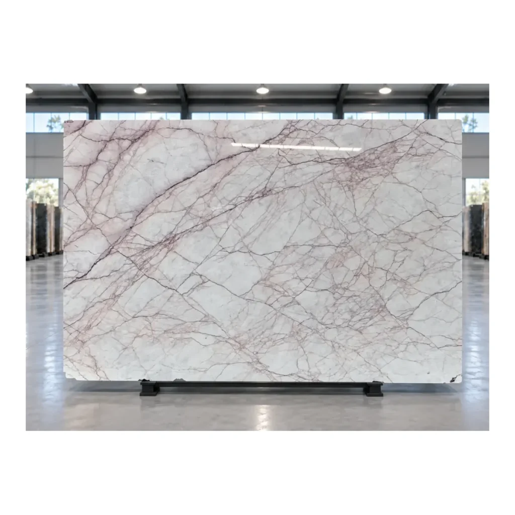 Iceland White Jade Marble full slab view