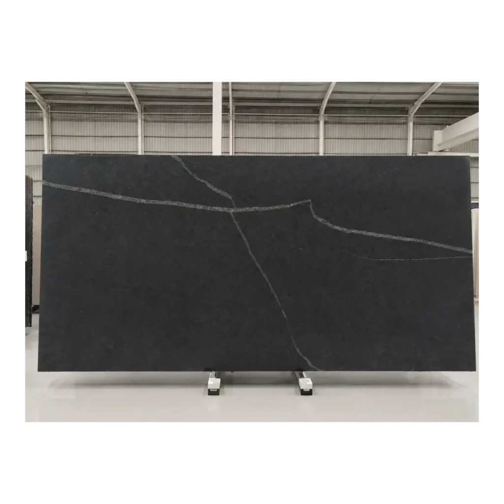 Lightning Black Marble natural stone slab