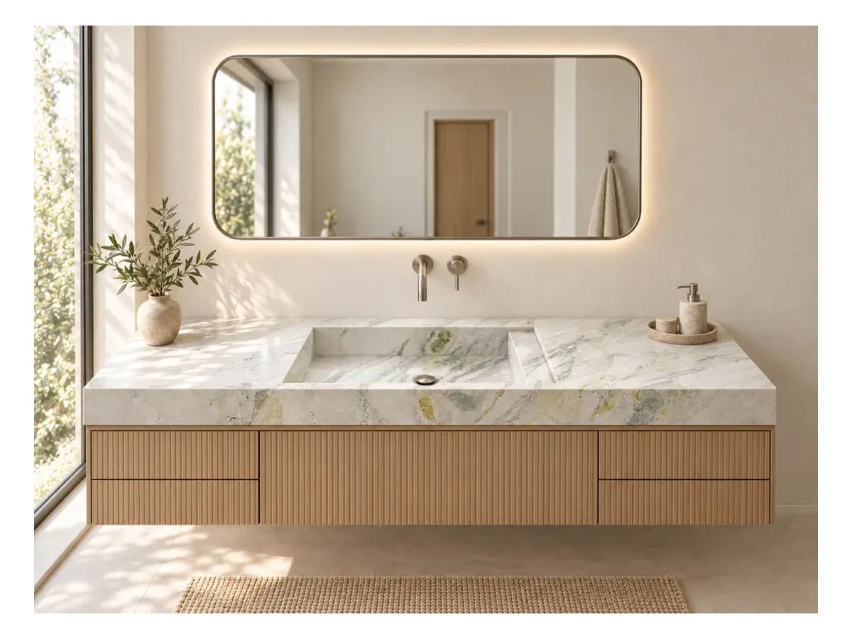 Maldives Blue Marble Bathroom Vanity Application Reference Maldives Blue Marble bathroom vanity application reference