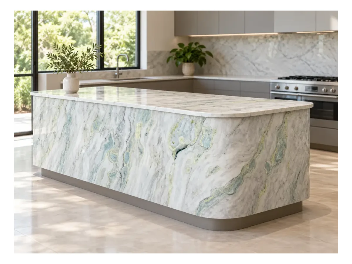 Maldives Blue Marble Countertop Application Reference Maldives Blue Marble countertop application reference