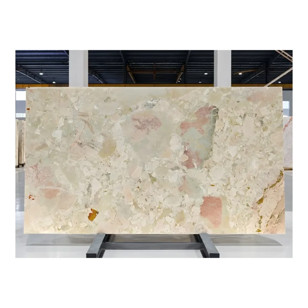 Monet Garden Marble full slab view