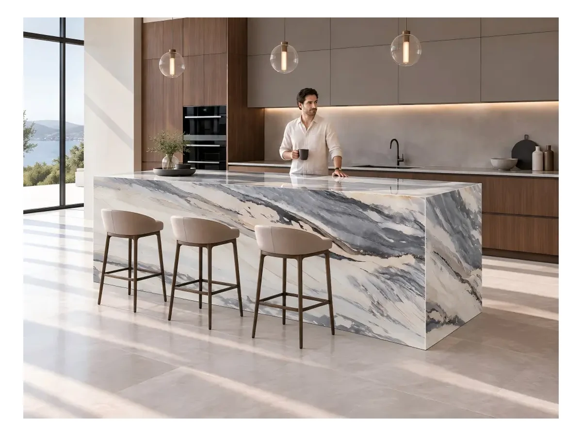 Ocean Blue Marble Countertop Application Reference Ocean Blue Marble countertop application reference