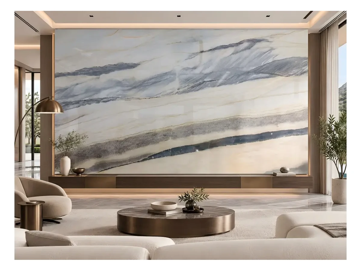 Ocean Blue Marble Feature Wall Application Reference Ocean Blue Marble feature wall application reference