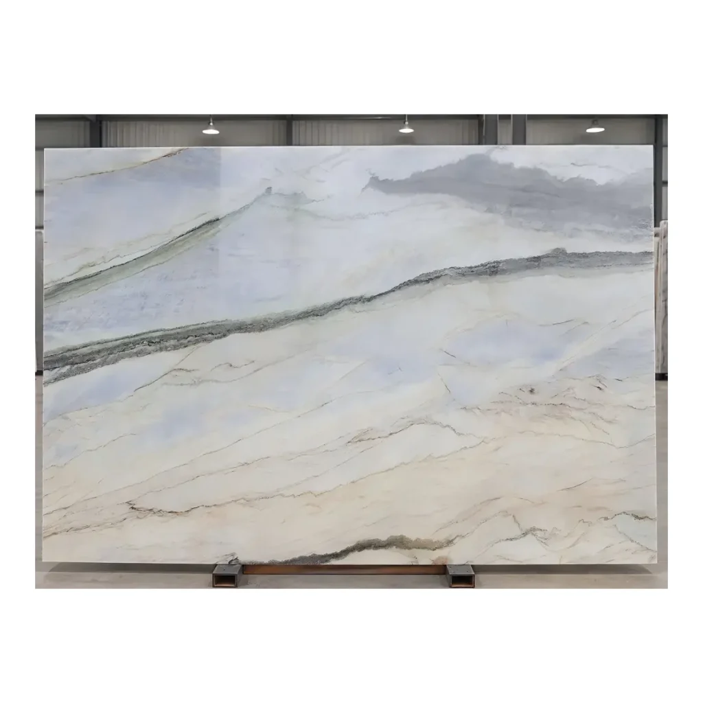 Ocean Blue Marble full slab view