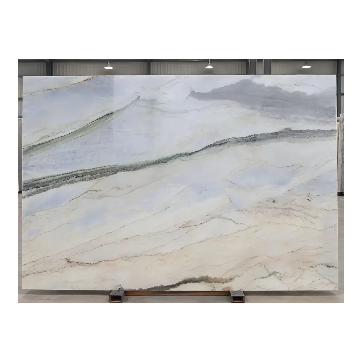 Ocean Blue Marble Full Slab View Ocean Blue Marble full slab view