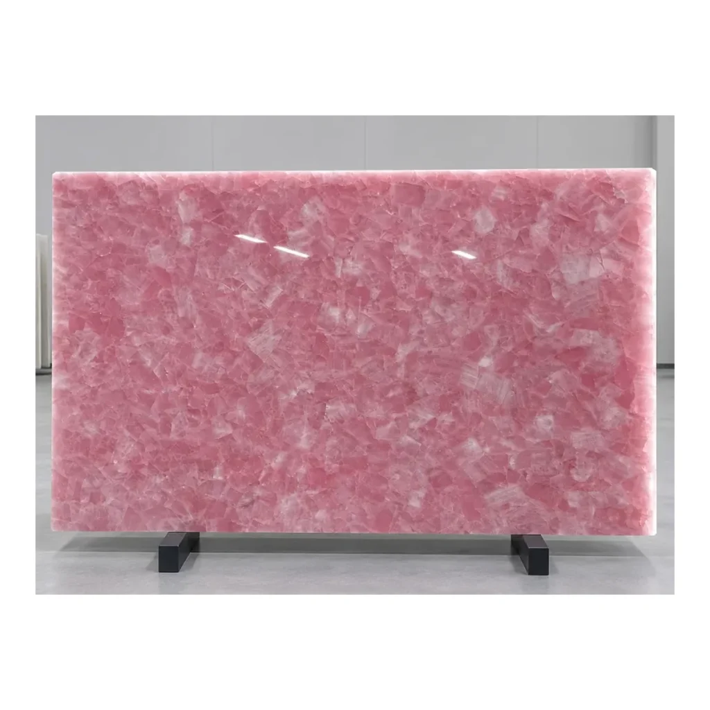 Pink Agate Semi-Precious Stone natural stone slab