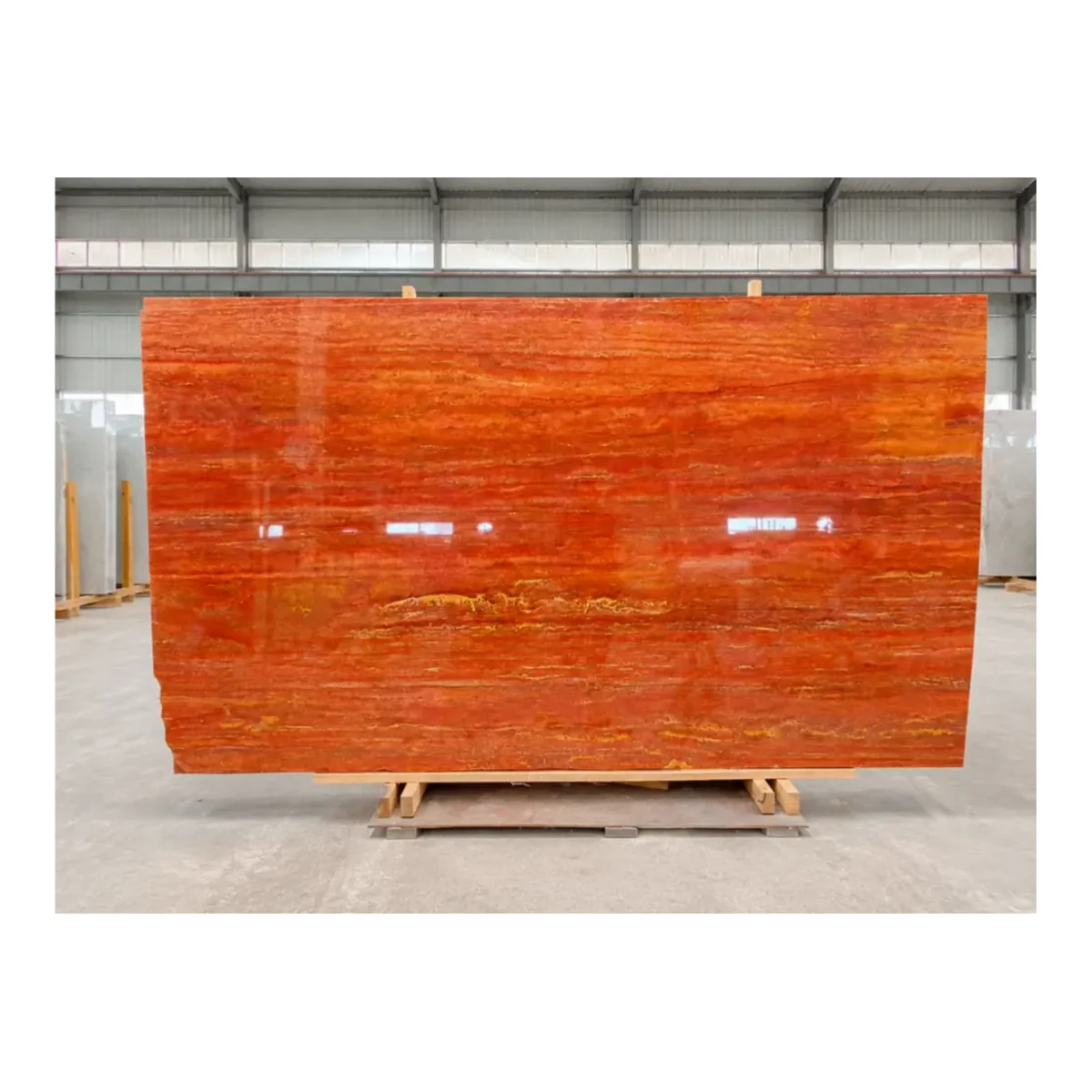 Red Travertine Natural Stone Slab Red Travertine natural stone slab