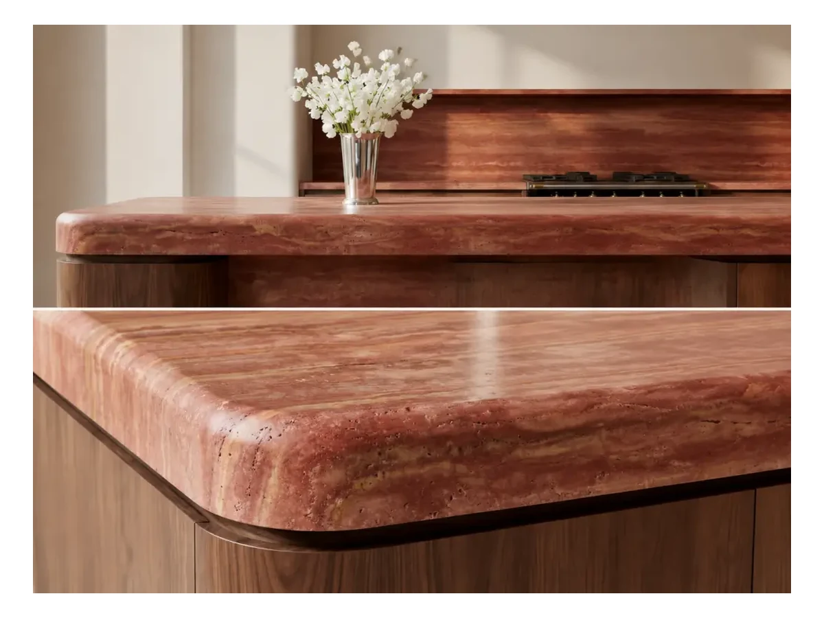 Red Travertine Natural Stone View Red Travertine natural stone view