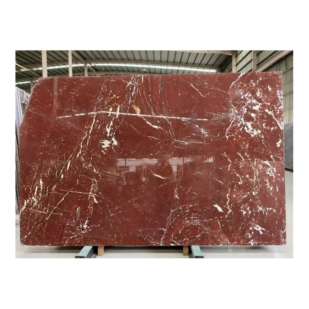 Rosso Francia Marble natural stone slab