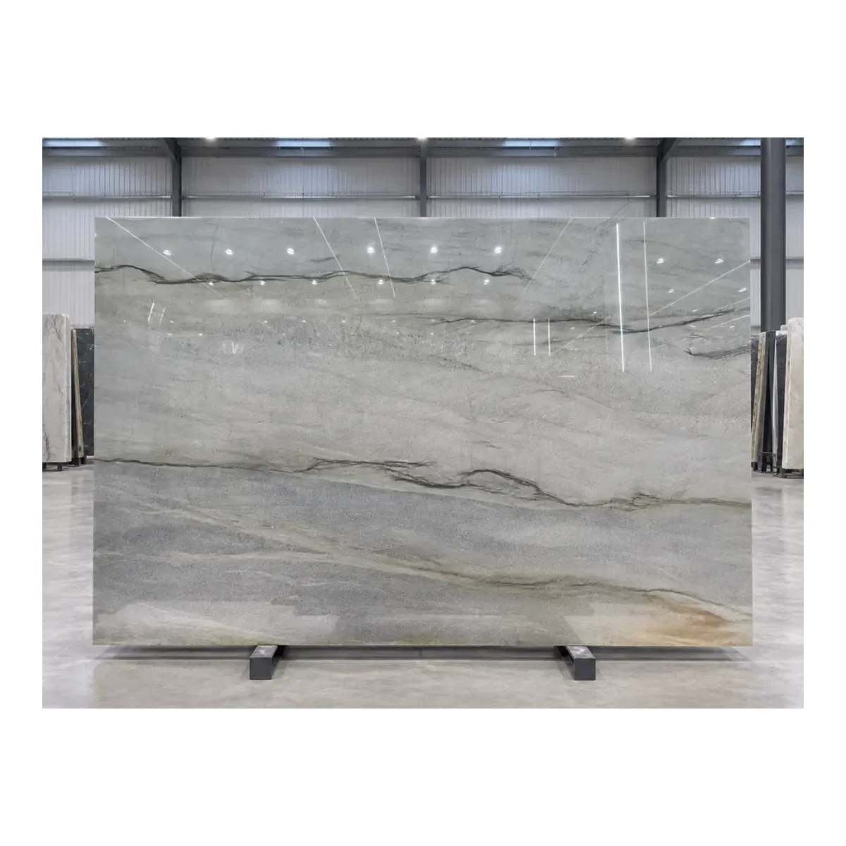 Silver Grey Quartzite Natural Stone Slab Silver Grey Quartzite natural stone slab