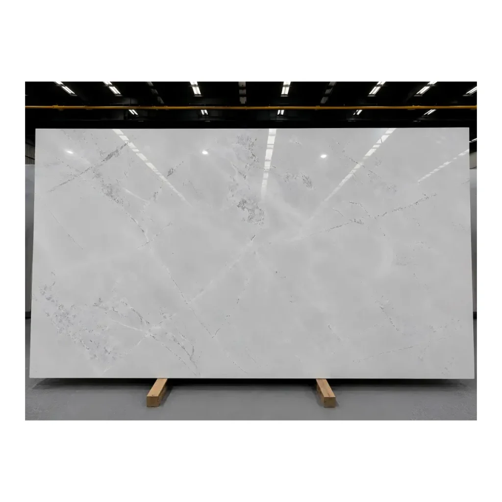 Super White Quartzite natural stone slab