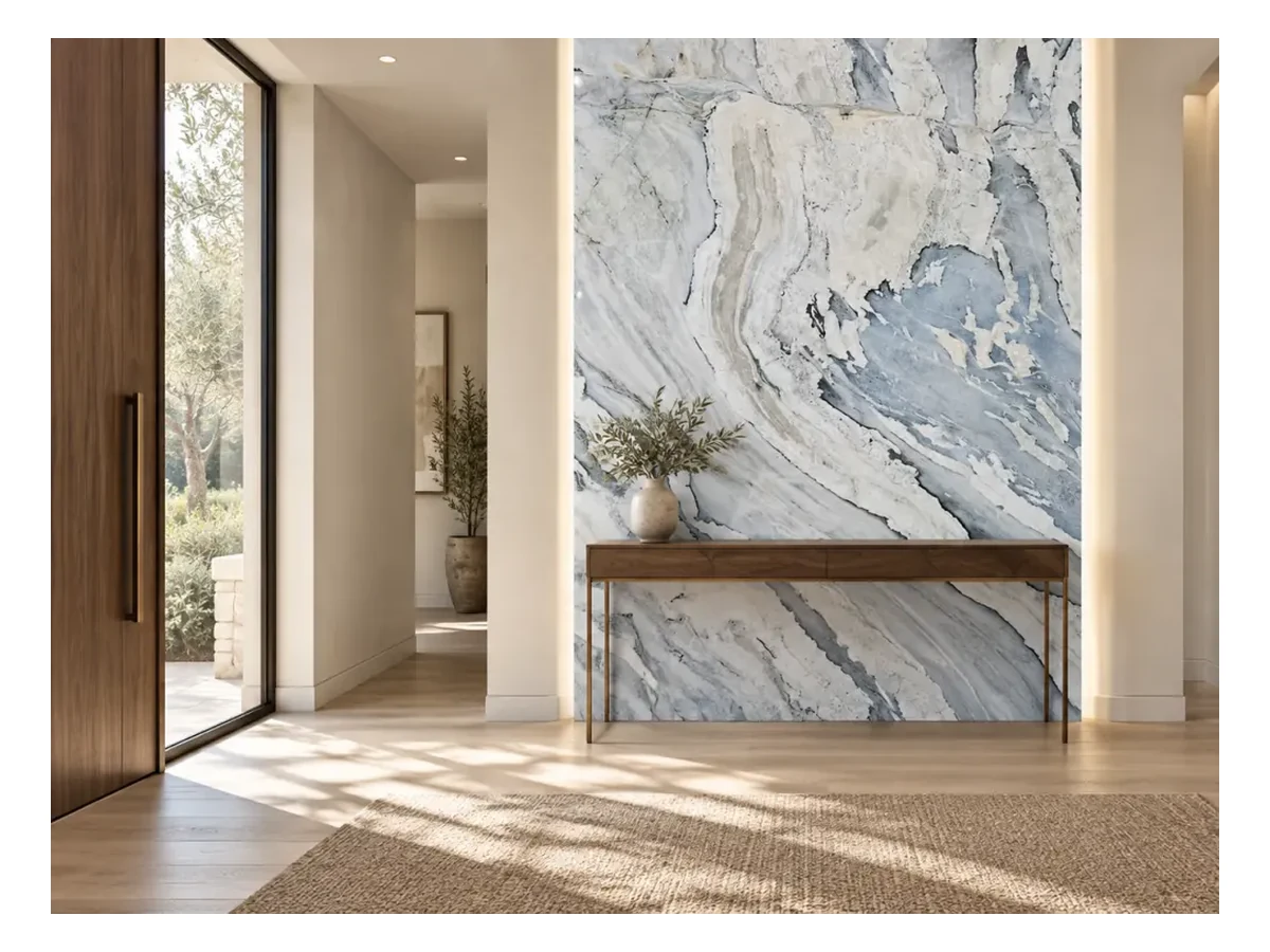 Tiffany Blue Quartzite Console Application Reference Tiffany Blue Quartzite console application reference