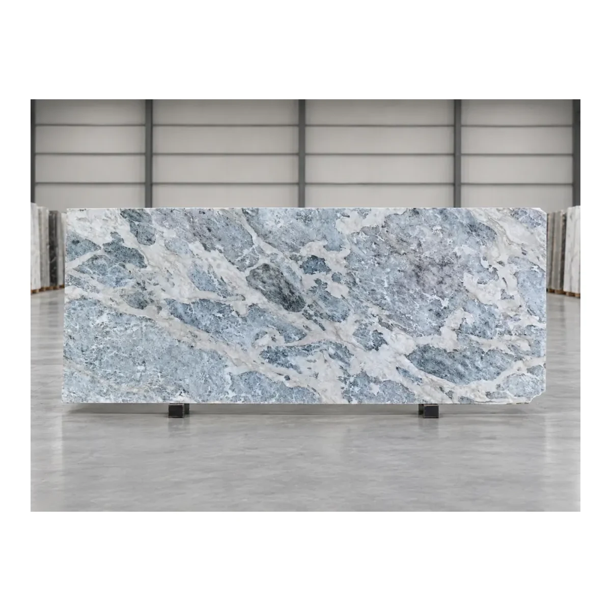 Tiffany Blue Quartzite Full Slab View Tiffany Blue Quartzite full slab view