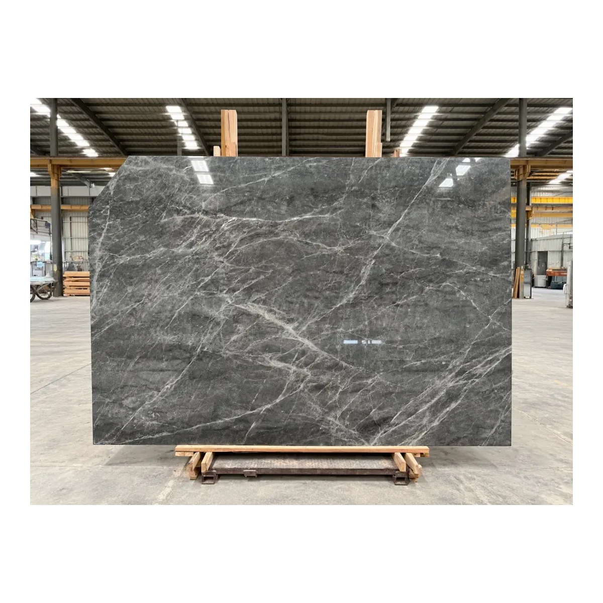 Turkish Cloudy Hermes Grey Marble Natural Stone Slab Turkish Cloudy Hermes Grey Marble natural stone slab