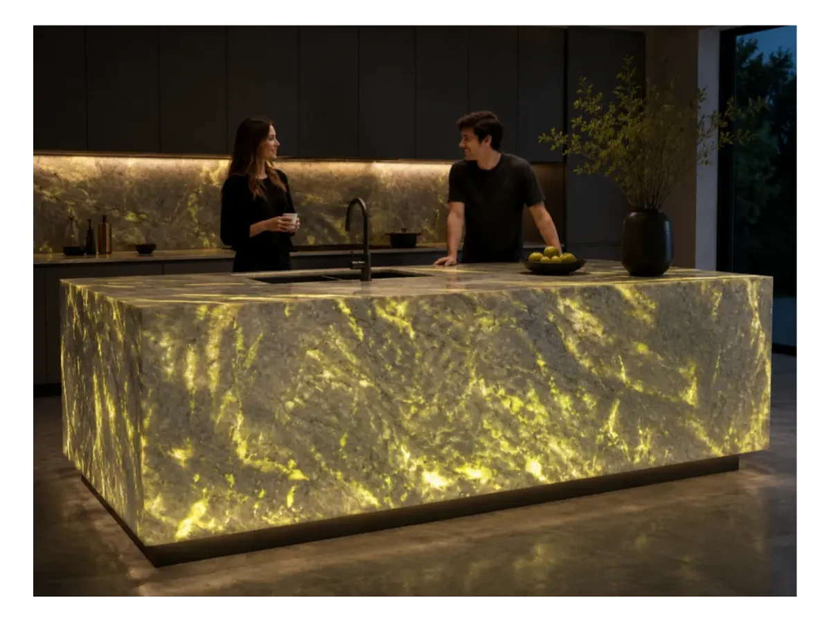 White Jade Marble Countertop Application White Jade Marble countertop application